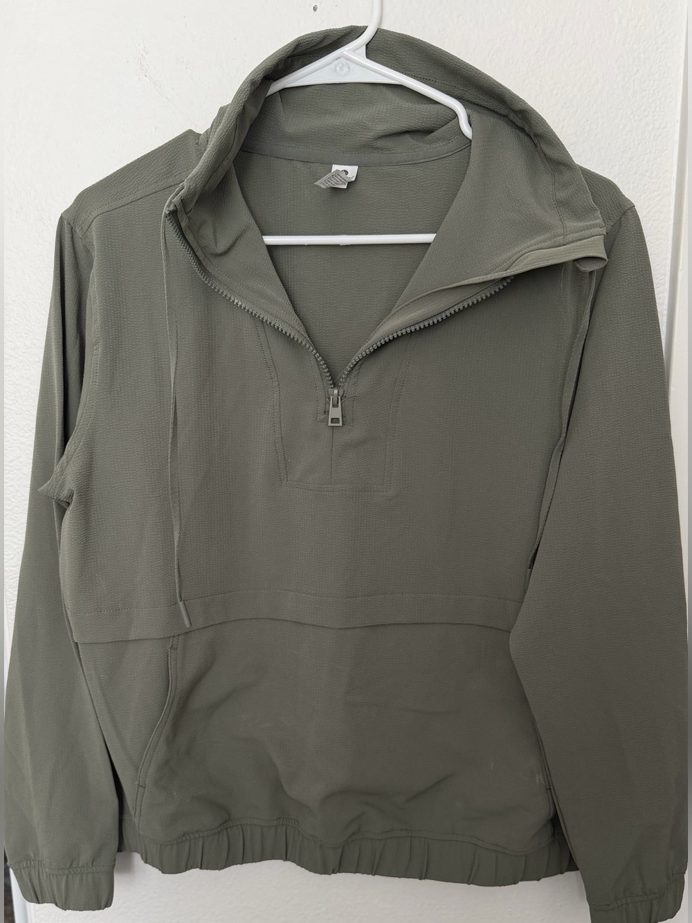 NWT - 90 Degrees by Reflex Quarter-Zip Jacket with front pocket - S